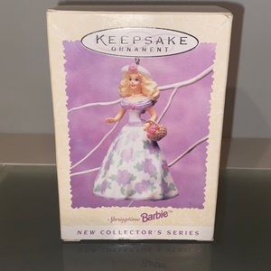 Hallmark Keepsake Spring Ornament Springtime Barbie 1995-Hand Crafted-New in Box